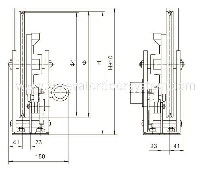 Bi-directional MRL Elevator Overspeed Governors OSR-UD-WXS